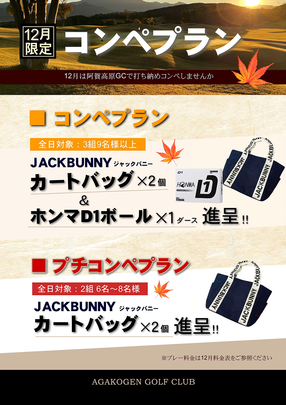 12月限定コンペプラン